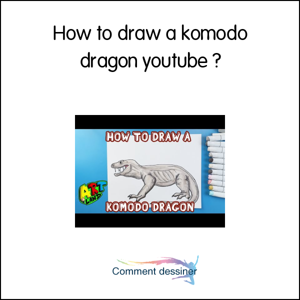 How to draw a komodo dragon youtube
